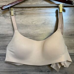 Aerie Smoothez Nude Tan Wireless Bra Adjustable Straps Women's XL